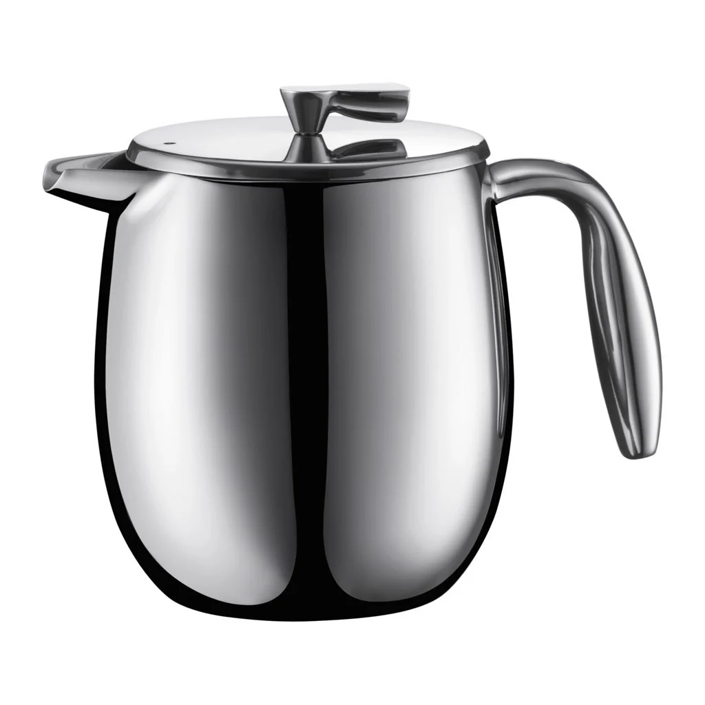 Bodum Columbia French Press Coffee Maker, Stainless Steel, Thermal, Double Wall (EXCLUSIVE Bamboo Stirring Paddle Set) - Image 3