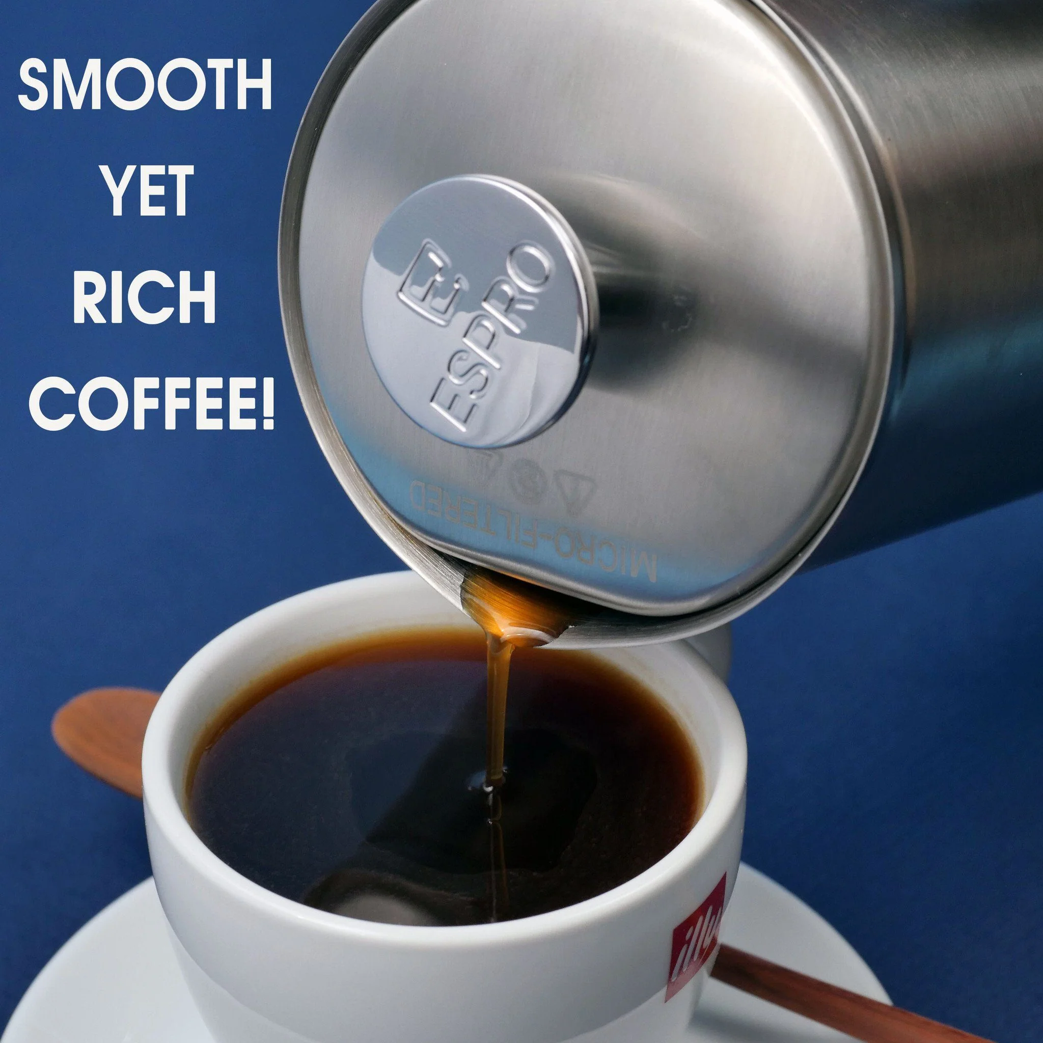 Espro Press P7 - Stainless Steel, Double Wall, Micro Coffee Filter (EXCLUSIVE: Free Coffee Stir Paddle) - Image 3