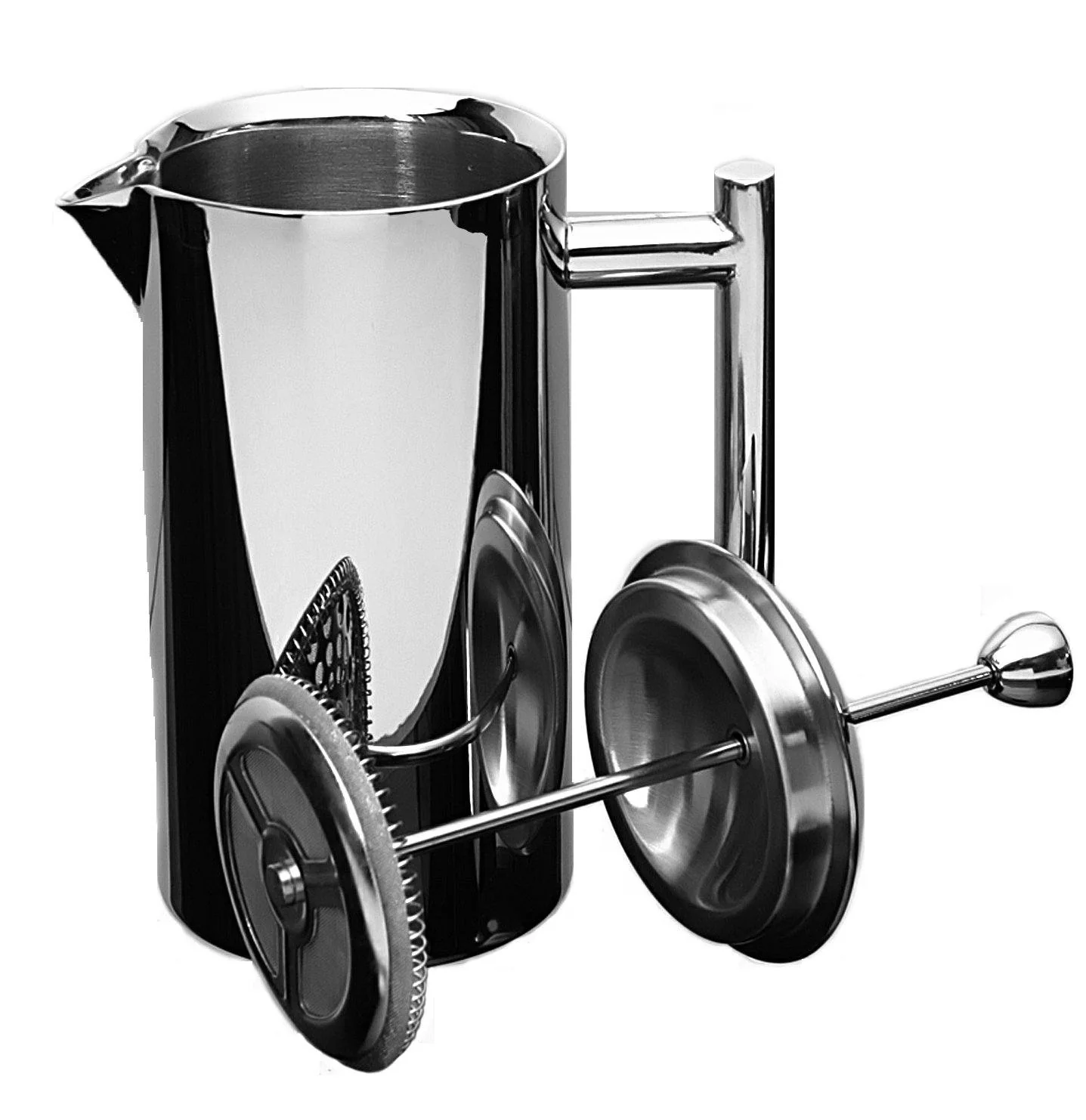 Frieling French Press, Stainless Steel French Press, Double Wall Coffee Maker with Dual Screen (Exclusive Home Barista Bundle) - Image 6