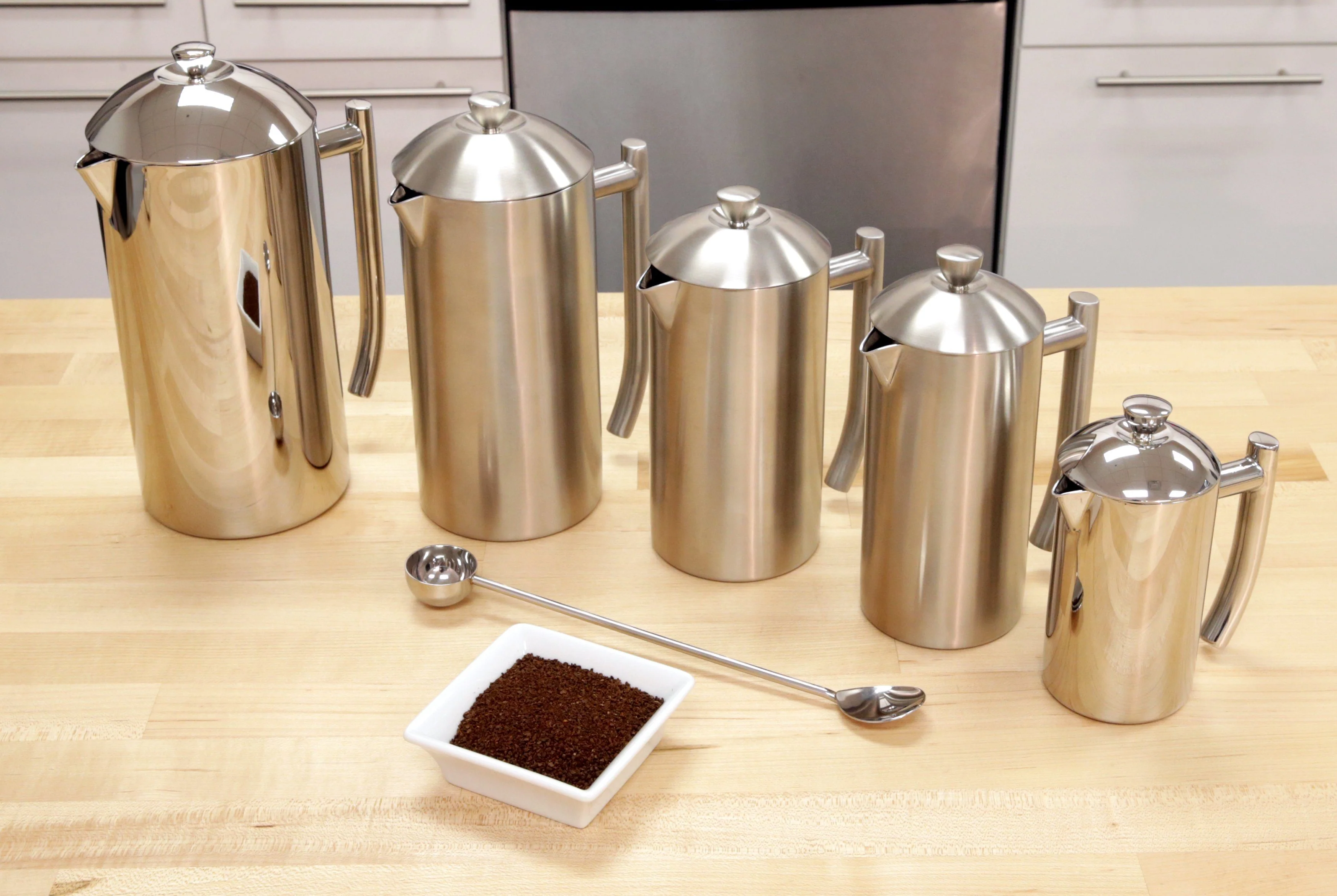 Frieling French Press, Stainless Steel French Press, Double Wall Coffee Maker with Dual Screen (Exclusive Home Barista Bundle) - Image 7