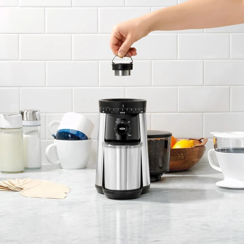 OXO Coffee Grinder, Conical Burr, 15 Precise Settings from Fine to Coarse - Image 3