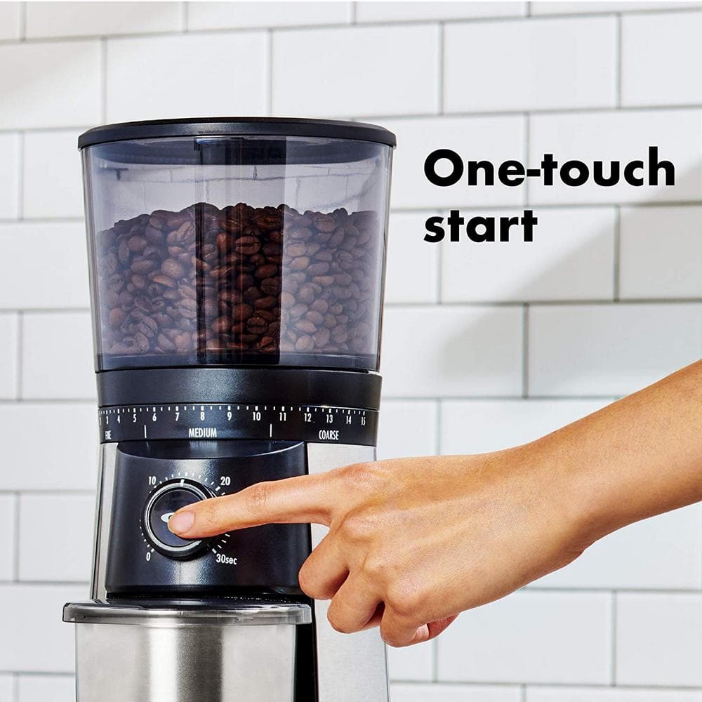 OXO Coffee Grinder, Conical Burr, 15 Precise Settings from Fine to Coarse - Image 8