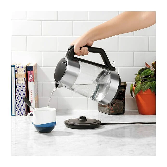 OXO Brew Cordless Glass Electric Kettle – 1.75L, BPA-Free, Auto Shut-Off - Image 3