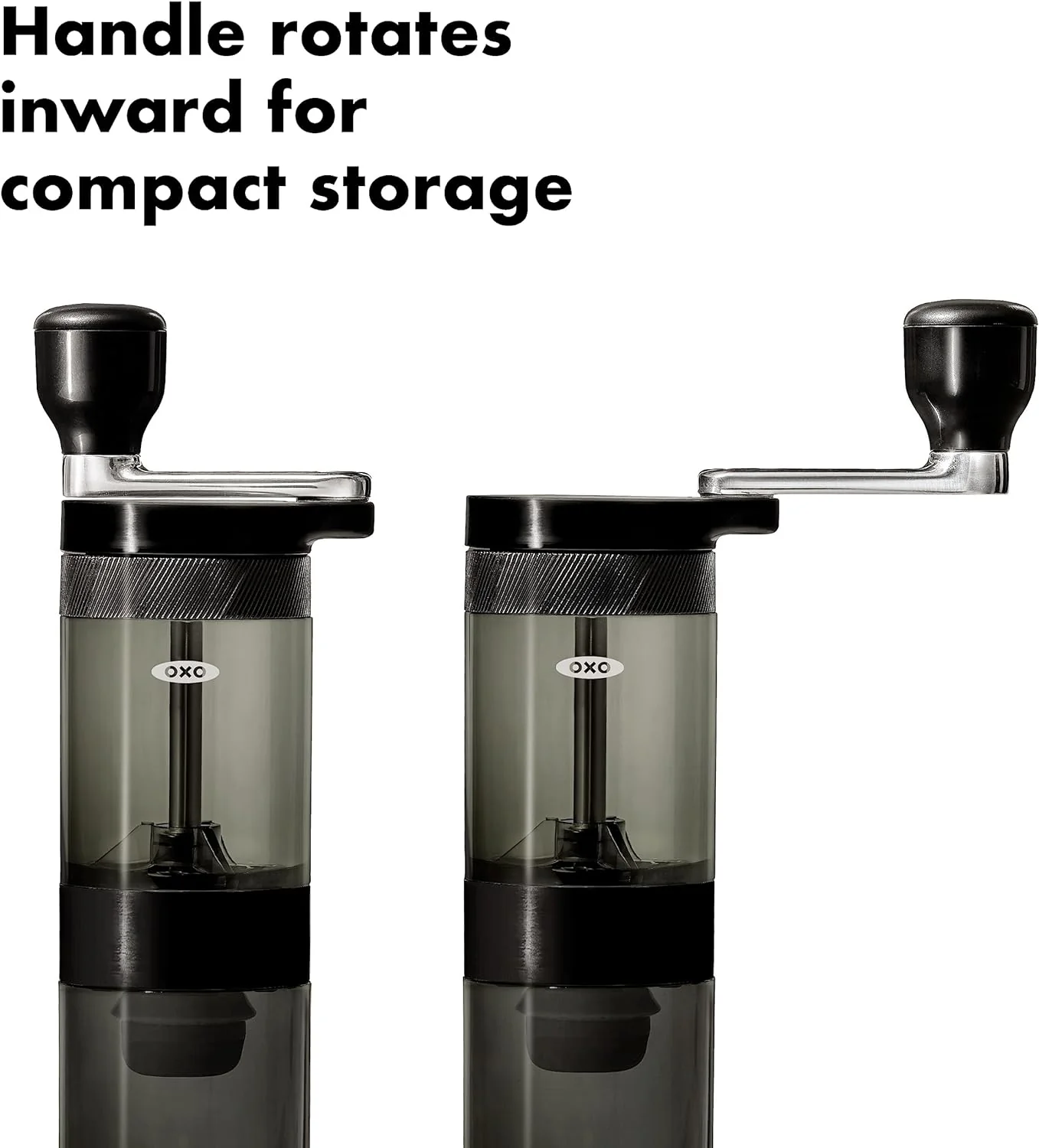OXO Manual Coffee Grinder, Black - Image 3